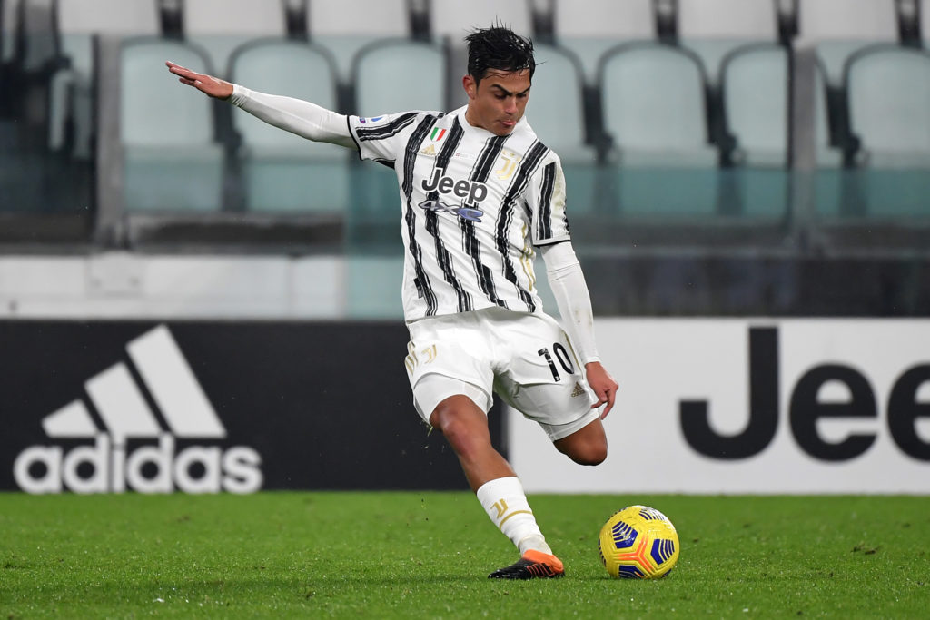 Paulo Dybala of Juventus FC in action during the Serie A