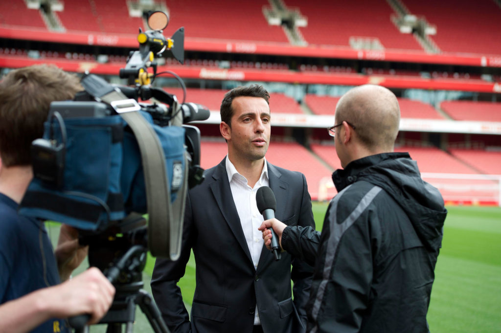 Former Arsenal player Edu Visits Emirates Stadium