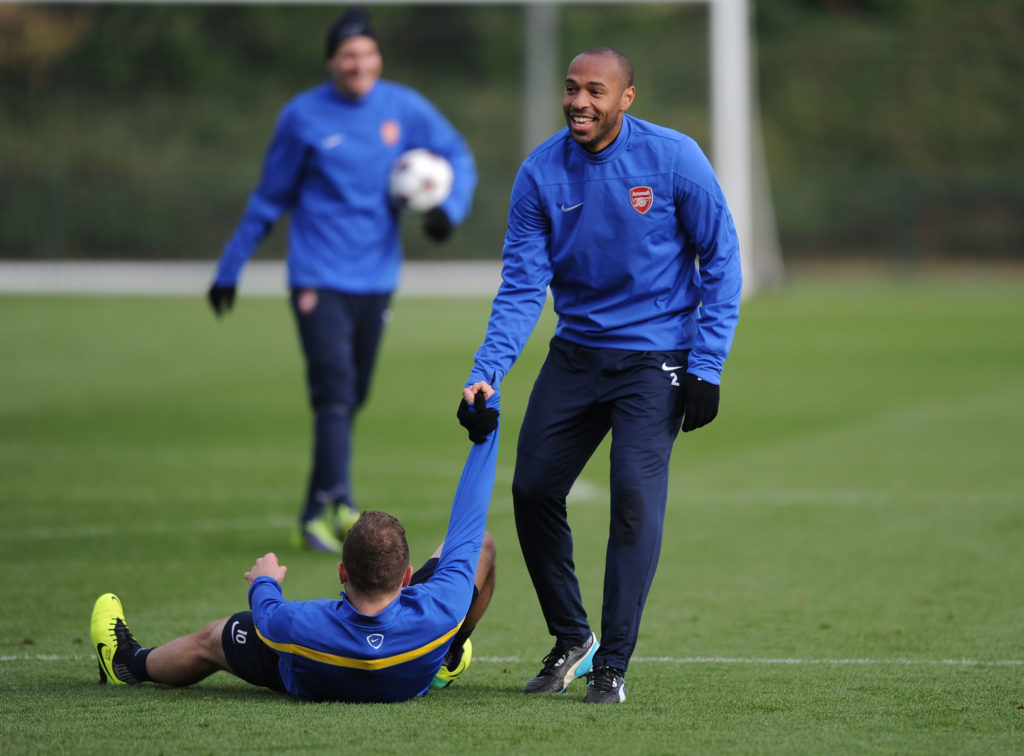 Arsenal Training Session and Press Conference