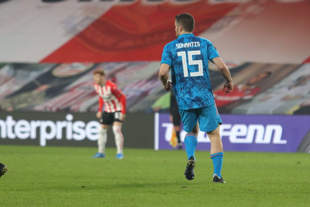 PSV Eindhoven V Olympiakos Piraeus - UEFA Europa League Round Of 32 Leg Two