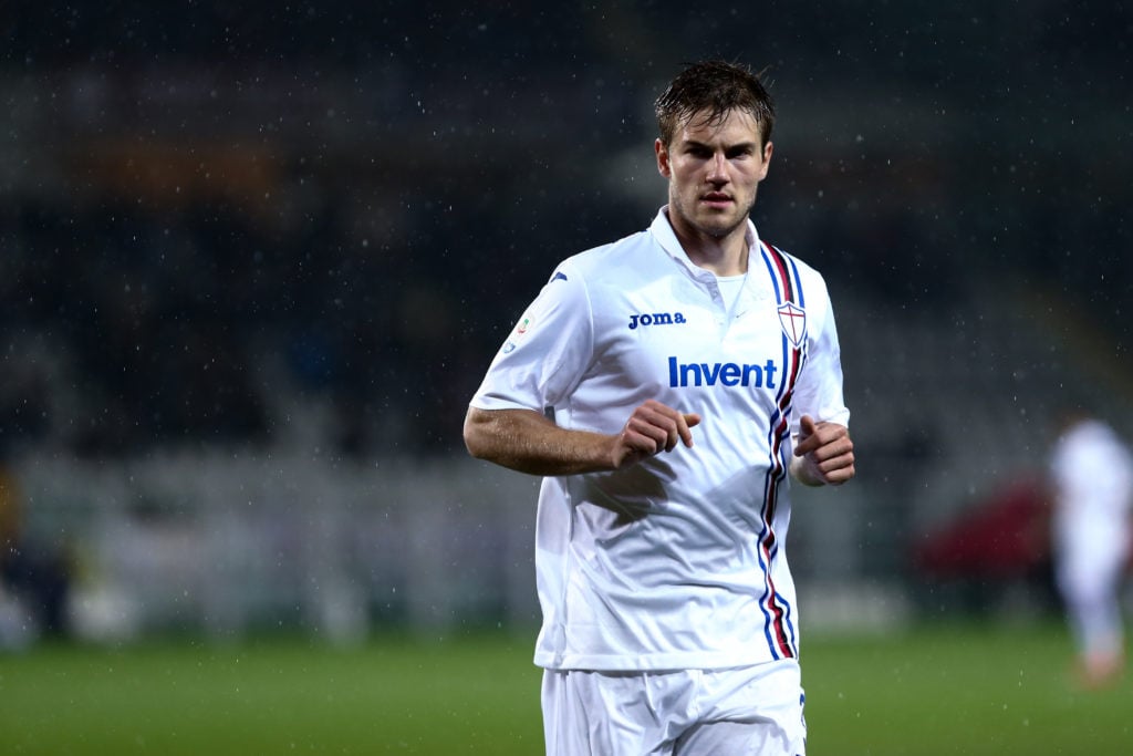Joachim Andersen of Uc Sampdoria during the Serie A
