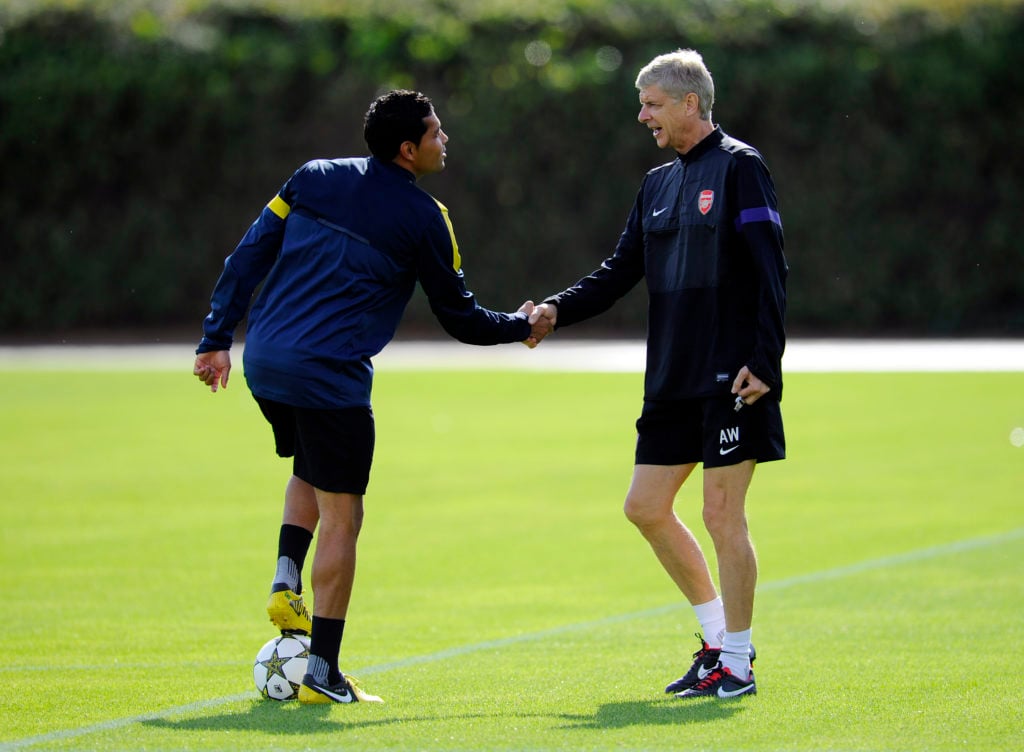 FBL-EUR-C1-ARSENAL-MONTPELLIER-TRAINING
