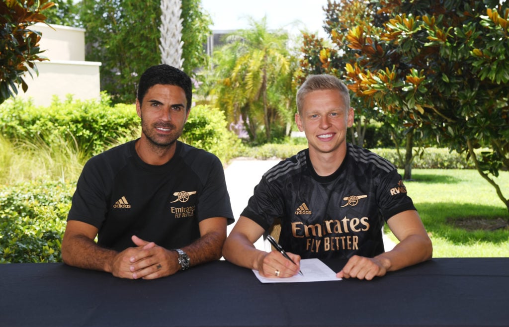 Oleksandr Zinchenko unveiled as new Arsenal signing