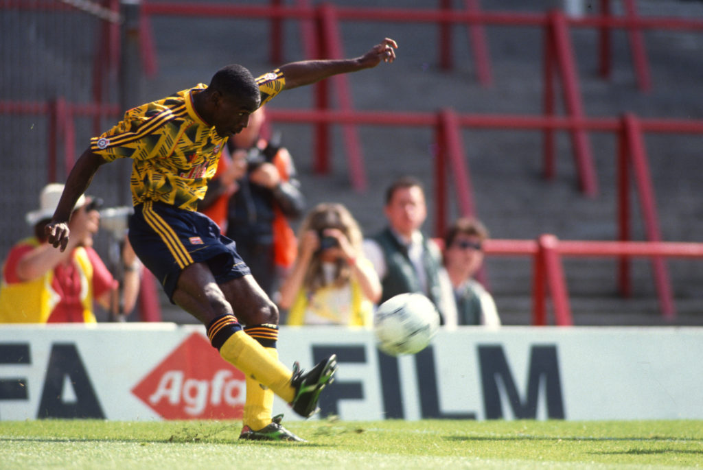 Arsenal academy product Andy Cole in action vs Sampdoria
