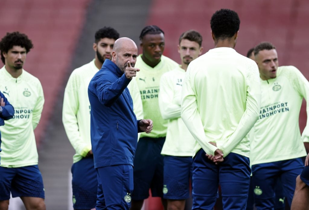 UEFA Champions League MD-1Training session and Press conference PSV Eindhoven