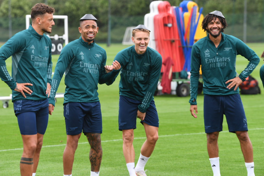 Arsenal FC Training Session - UEFA Champions League 2023/24