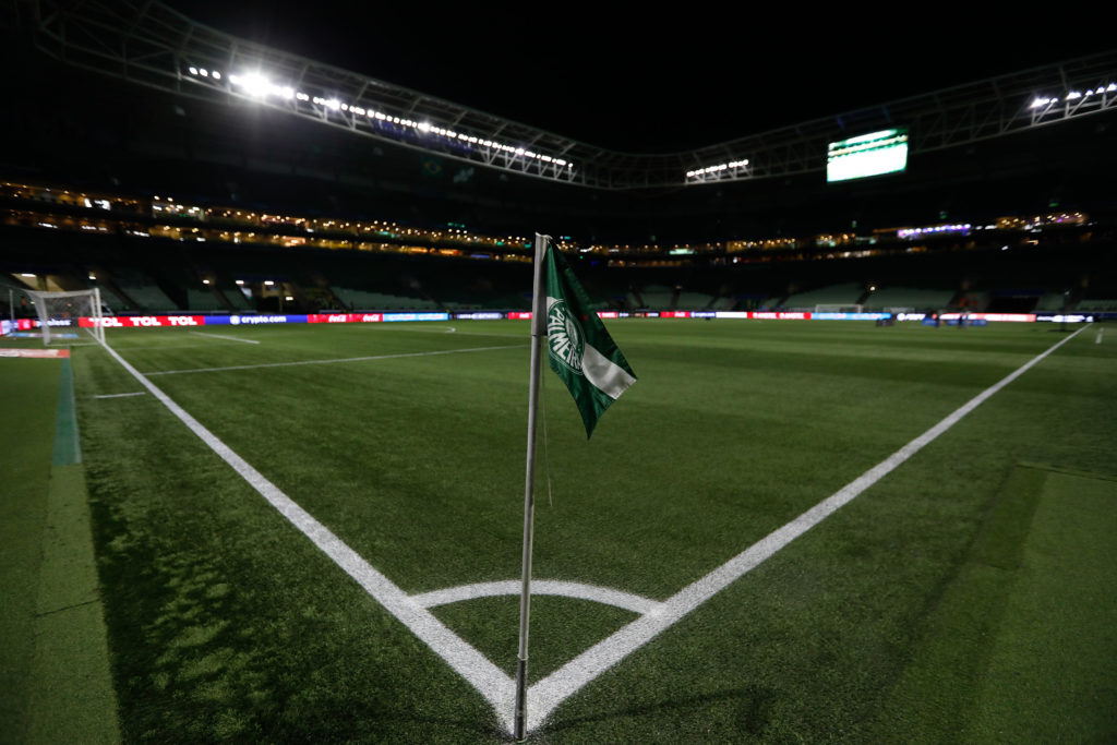 General view insider Palmeiras stadium v Deportivo Pereira in Copa CONMEBOL Libertadores 2023 amid Arsenal transfer interest in winger Estevao Willian