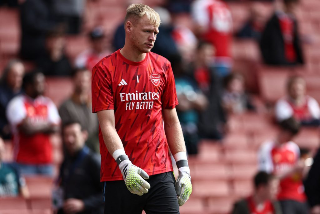Arsenal goalkeeper Aaron Ramsdale warms up vs Tottenham Hotspur in Premier League as Mikel Arteta issues challenge over David Raya role