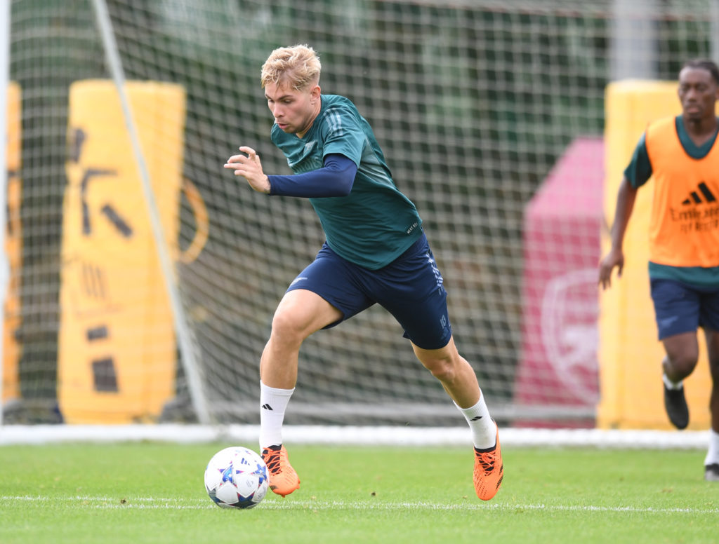 Arsenal FC Training Session - UEFA Champions League 2023/24