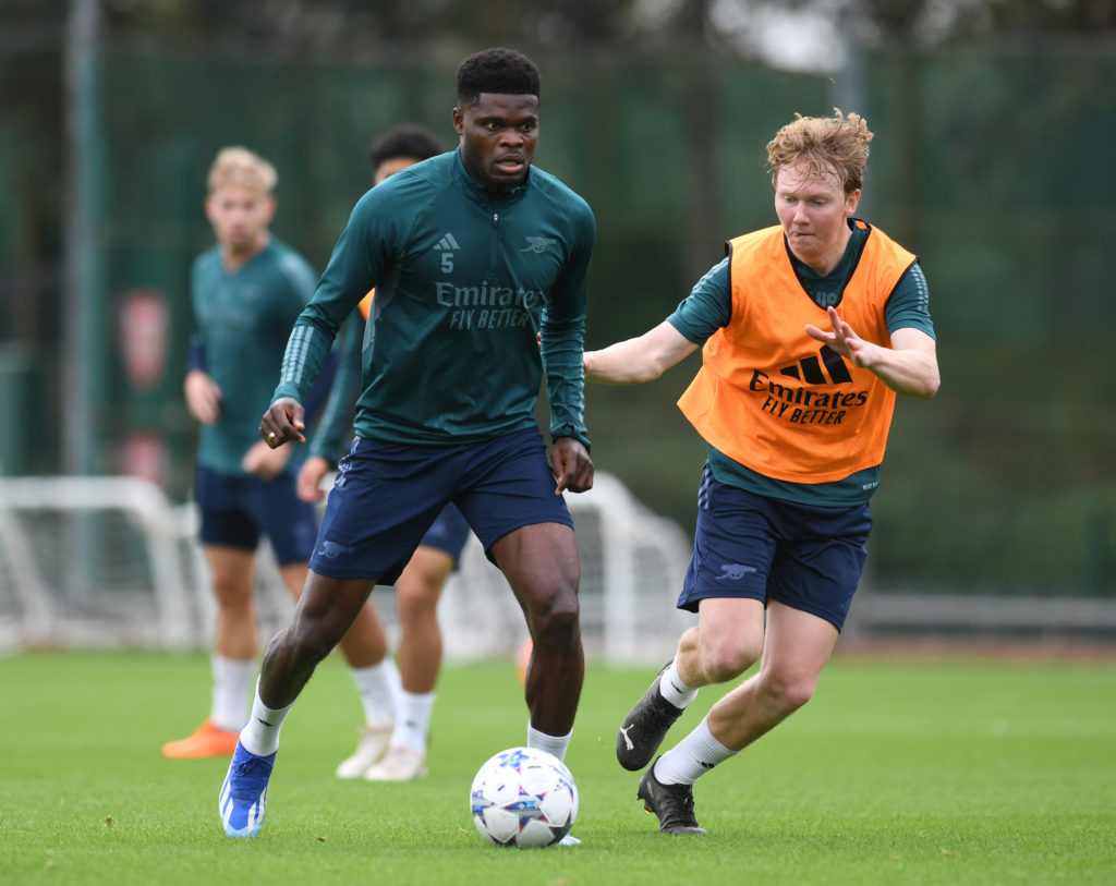 Arsenal FC Training Session - UEFA Champions League 2023/24