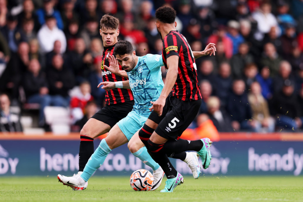 Wolverhampton Wanderers winger Pedro Neto in Premier League action v AFC Bournemouth as Gary O'Neil makes transfer claim amid Arsenal interest