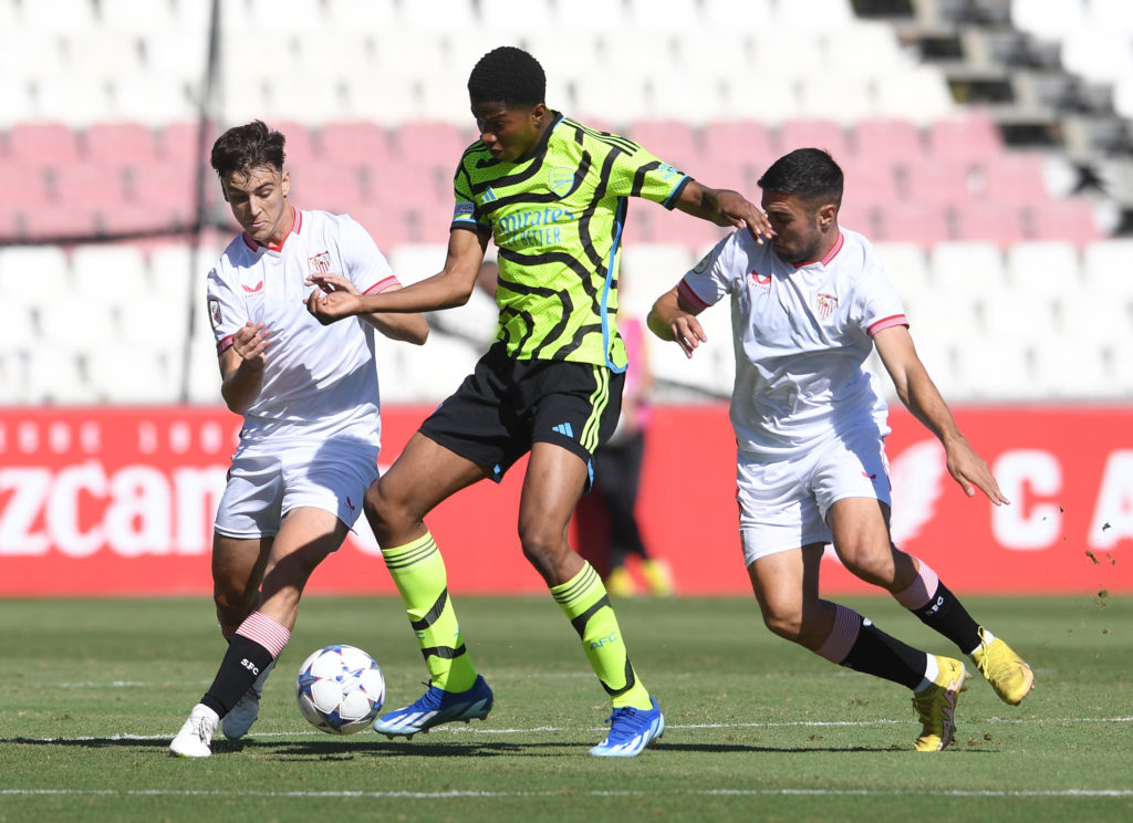 Sevilla FC v Arsenal FC: Group B - UEFA Youth League 2023/24