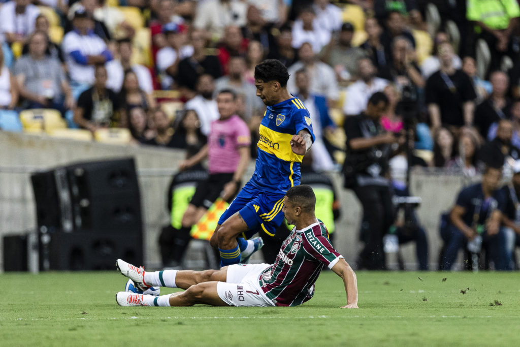 Fluminense midfielder Andre Trindade in Copa Libertadores action amid transfer interest from Arsenal and Tottenham Hotspur