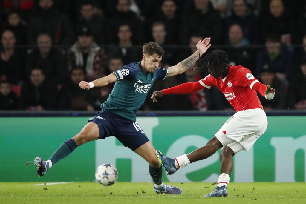 UEFA Champions League 2023/24PSV Eindhoven v Arsenal FC
