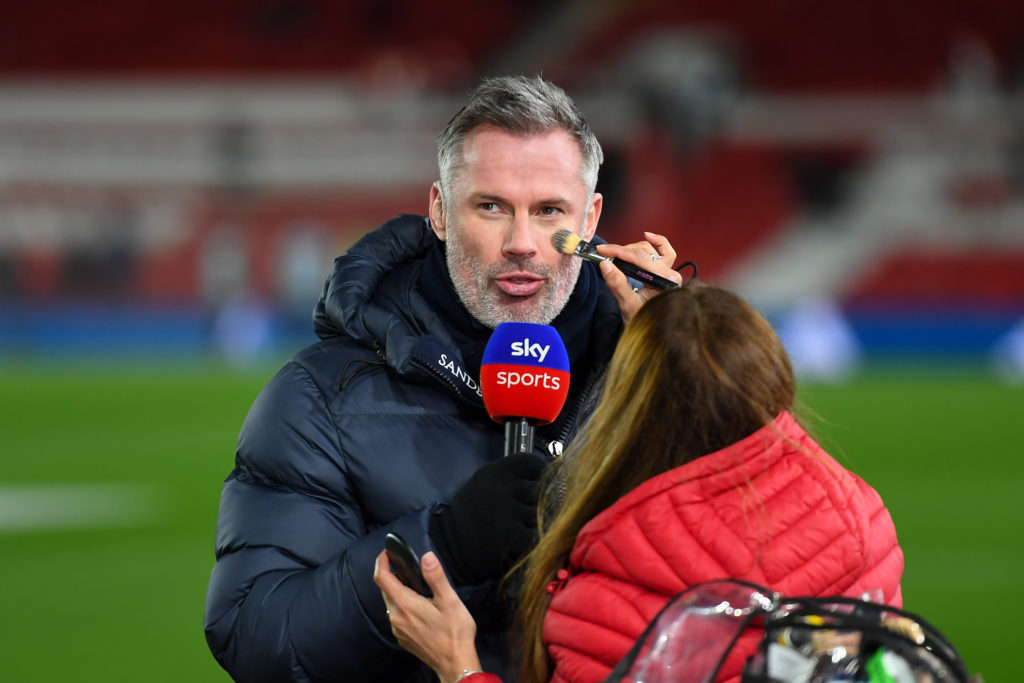 Jamie Carragher Gabriel Martinelli Arsenal Liverpool