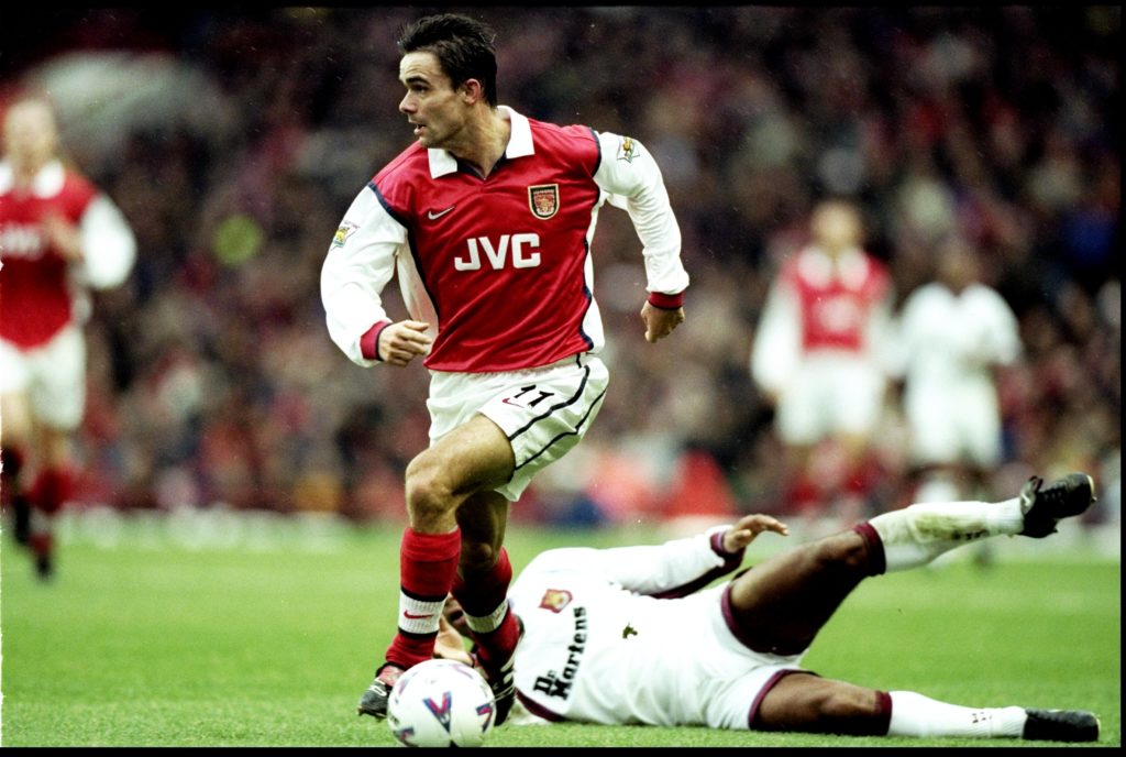 Arsenal v West Ham Marc Overmars