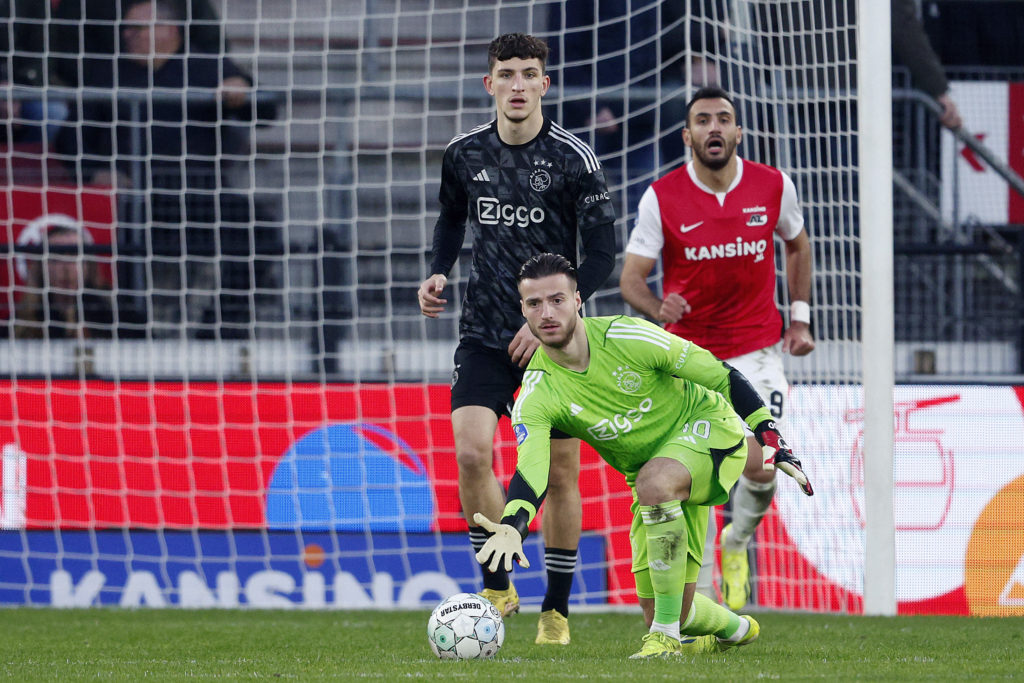 Arsenal transfer target Diant Ramaj in action for AFC Ajax vs AZ Alkmaar