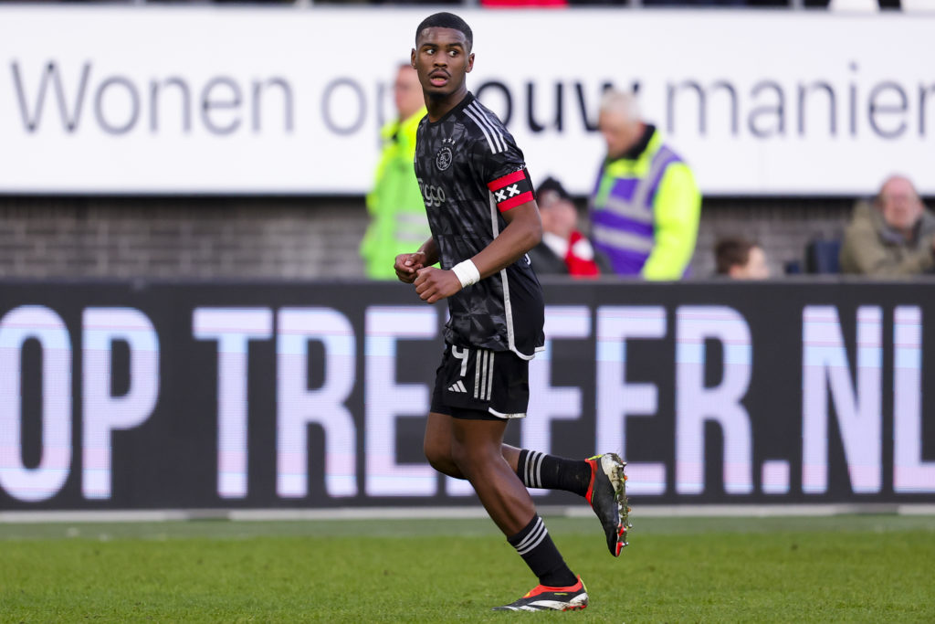 Arsenal transfer target Jorrel Hato in Eredivisie action for AFC Ajax vs AZ Alkmaar