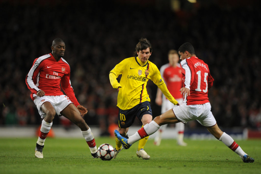 Soccer - UEFA Champions League - Quarter Final First Leg - Arsenal vs. FC Barcelona