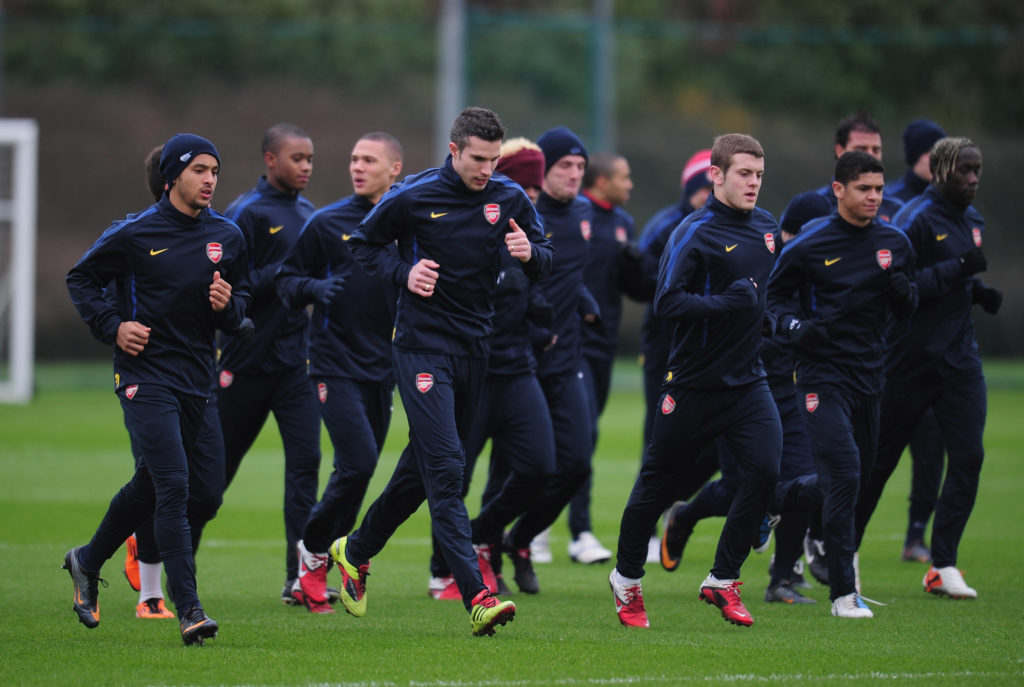 Arsenal Training Session