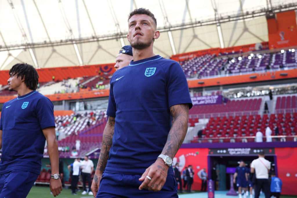 Arsenal defender Ben White with England at 2022 World Cup in Qatar