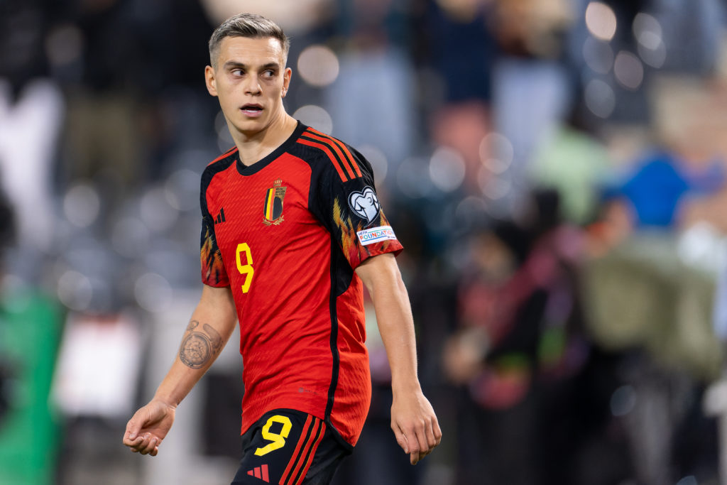 Arsenal forward Leandro Trossard representing Belgium v Azerbaijan: Group F in UEFA EURO 2024 European Qualifiers