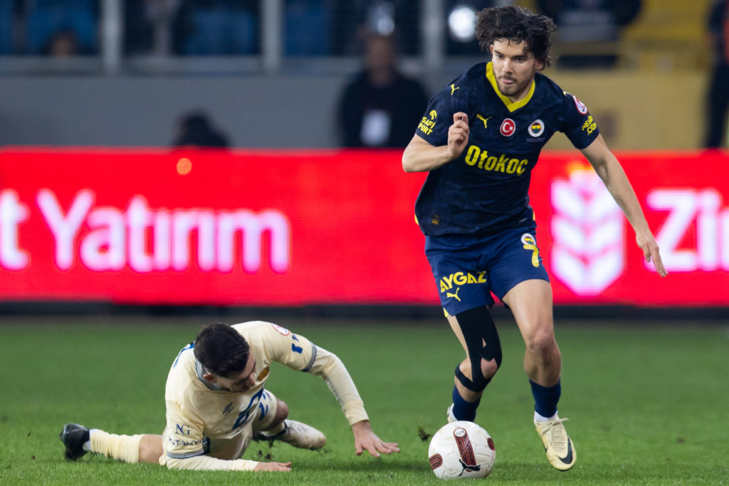 Arsenal transfer target Ferdi Kadioglu in action for Fenerbahce vs MKE Ankaragucu in Ziraat Turkish Cup