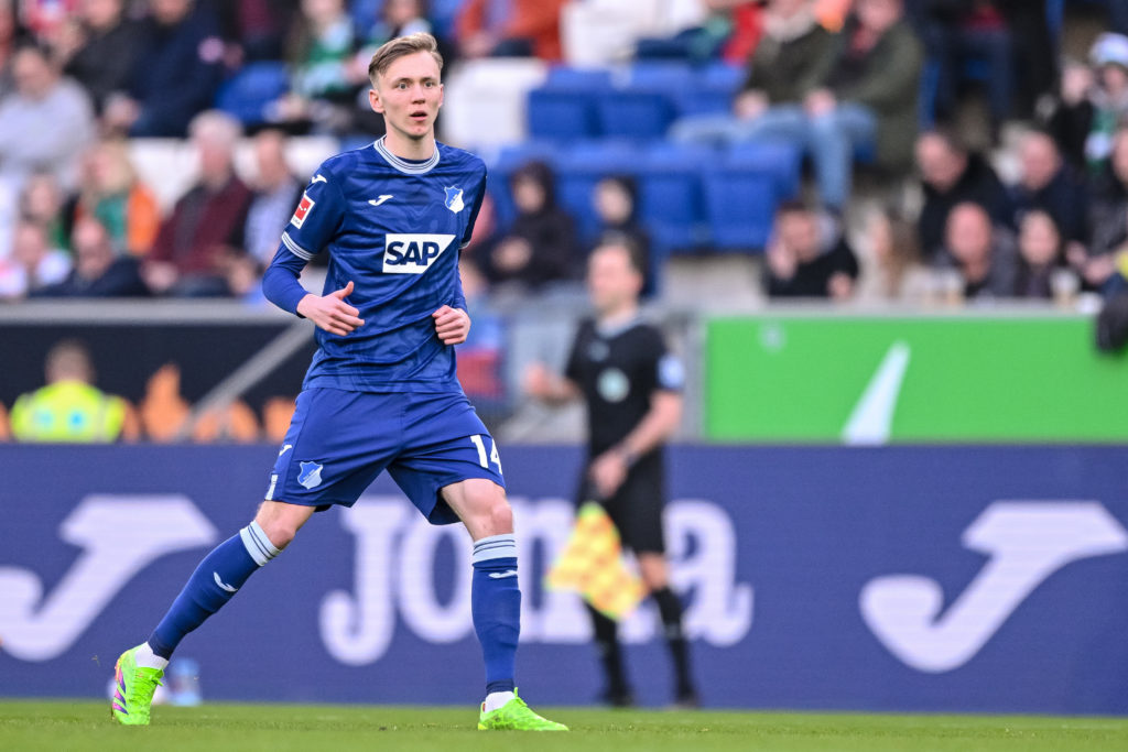 TSG Hoffenheim striker Maximilian Beier v SV Werder Bremen in Bundesliga