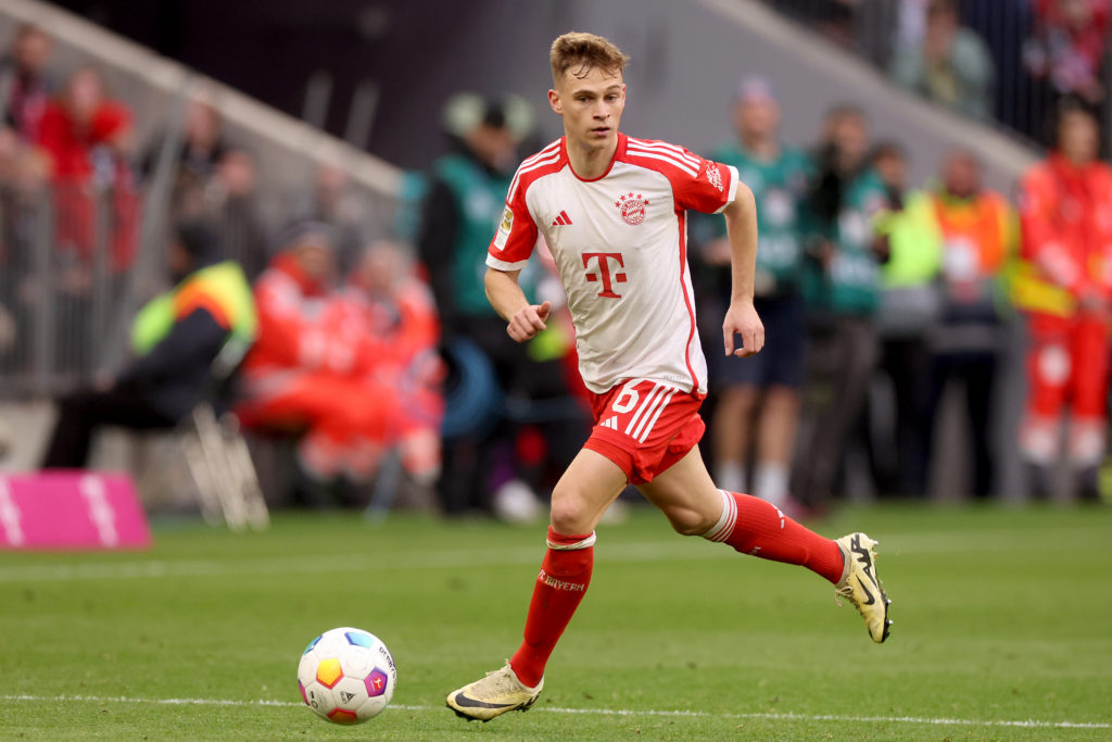 FC Bayern Munich midfielder Joshua Kimmich v 1 FSV Mainz 05 in Bundesliga