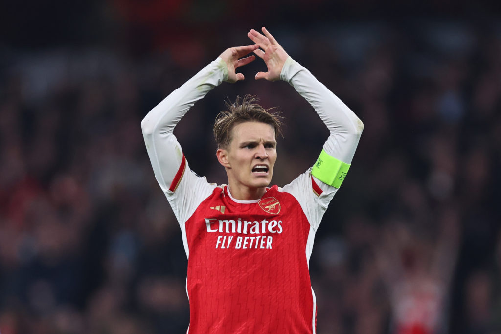 Erling Haaland Martin Odegaard Arsenal Manchester City