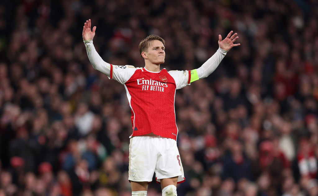 Thierry Henry Martin Odegaard Dennis Bergkamp Arsenal