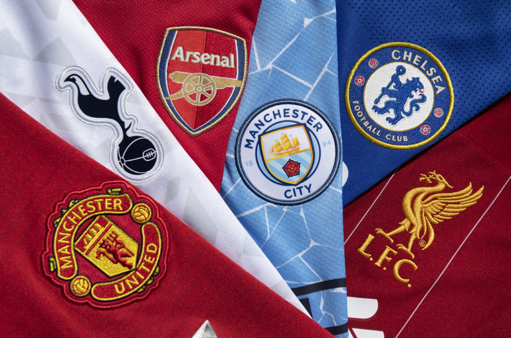 The Club Badges of the So-Called Top Six in English Football