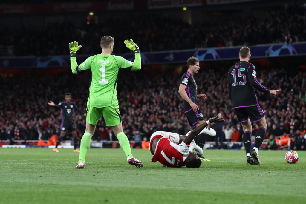 Arsenal FC v FC Bayern M¸nchen: Quarter-final First Leg - UEFA Champions League 2023/24