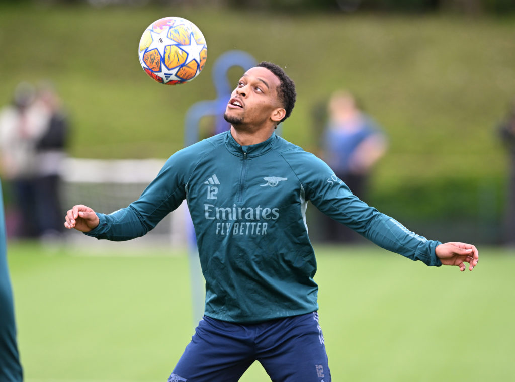 Arsenal FC Training Session And Press Conference - UEFA Champions League 2023/24