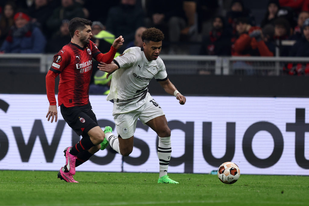 AC Milan v Stade Rennais FC: Knockout Round Play-offs First Leg - UEFA Europa League 2023/24