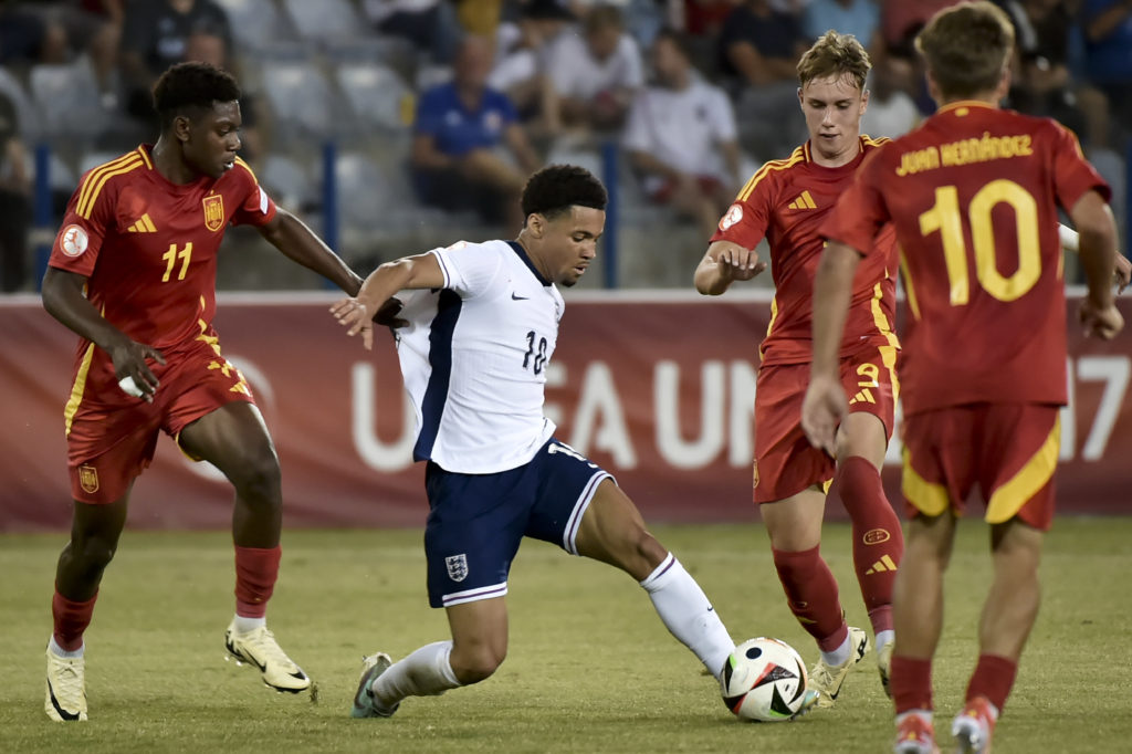 England v Spain: UEFA U17 Euro Championship 2024 Finals- Group D