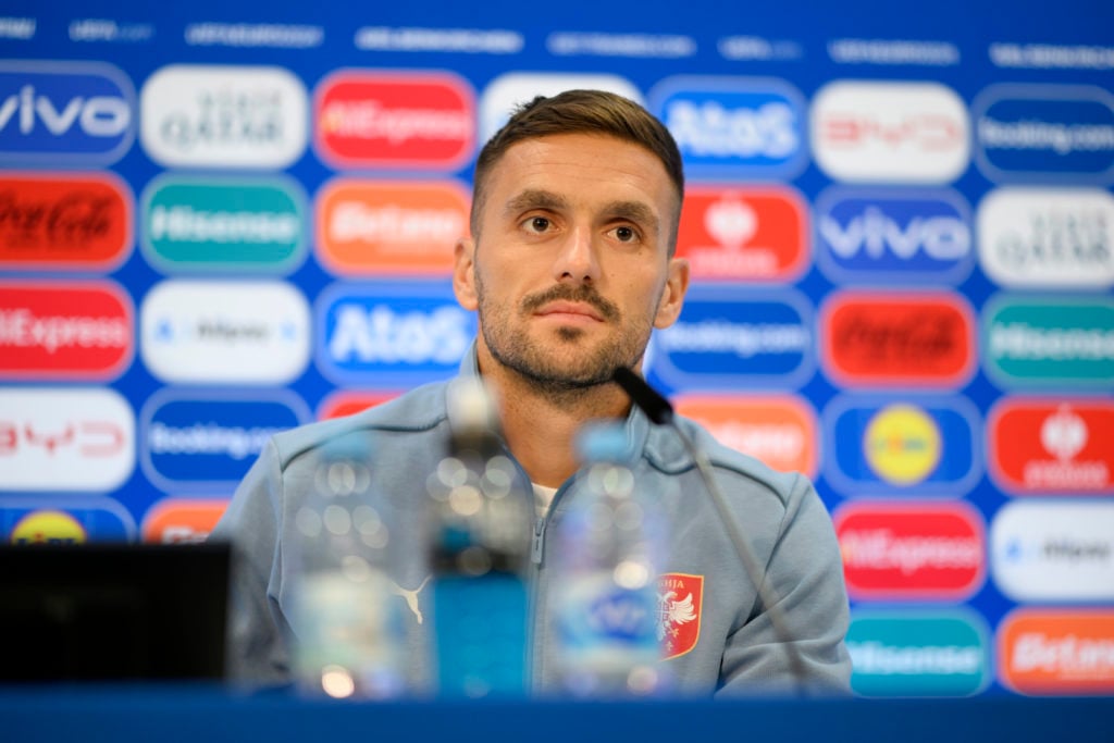 Serbia Training Session And Press Conference: Group C - UEFA EURO 2024