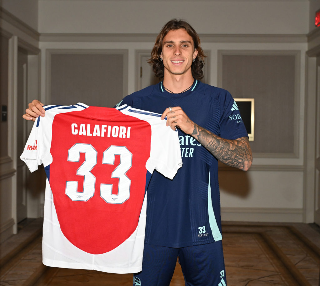 Arsenal Unveil New Signing Riccardo Calafiori