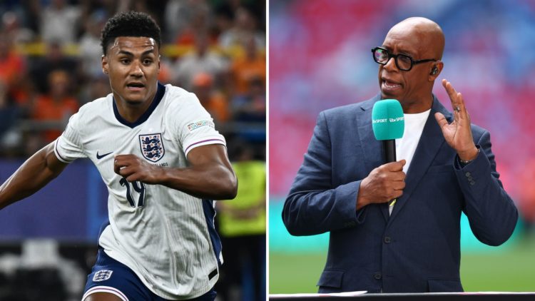 Split image of Ollie Watkins and Ian Wright.