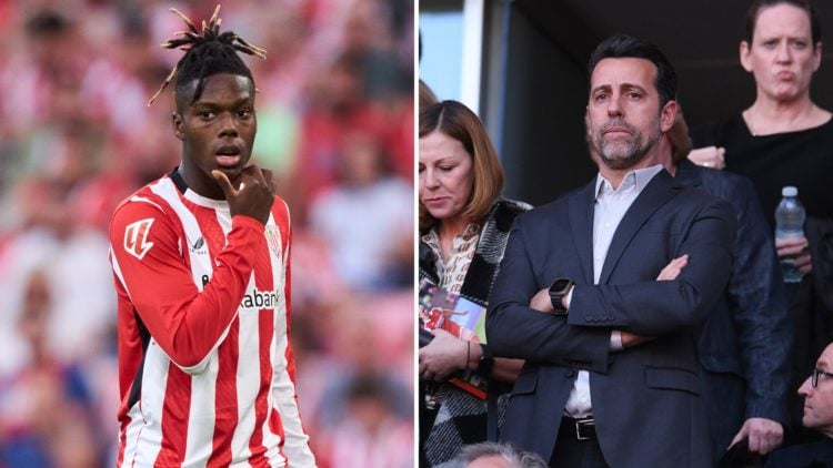 Split image of Nico Williams and Edu Gaspar.