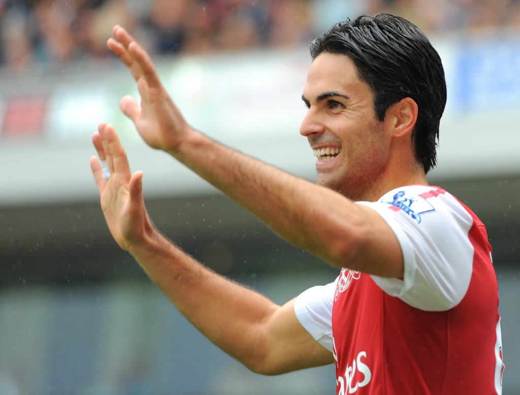 Arsenal's Spanish midfielder Mikeal Arte