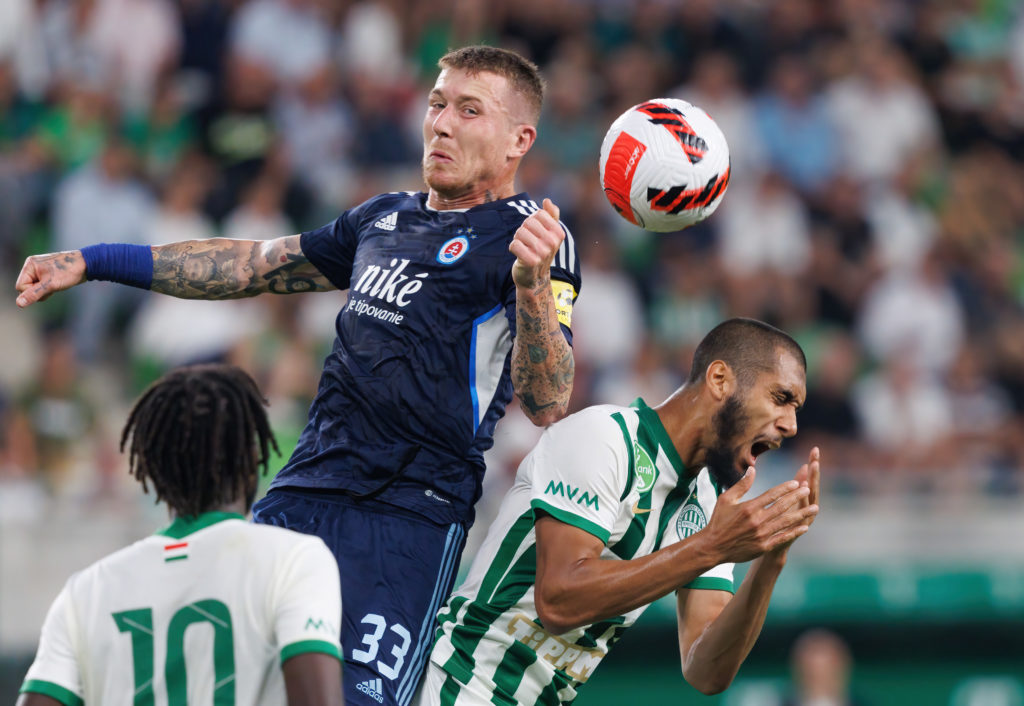 Ferencvarosi TC v SK Slovan Bratislava - UEFA Champions League 2022/23 Second Qualifying Round First Leg