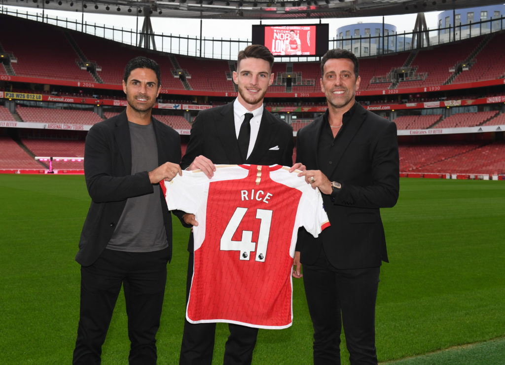 Arsenal Unveil New Signing Declan Rice
