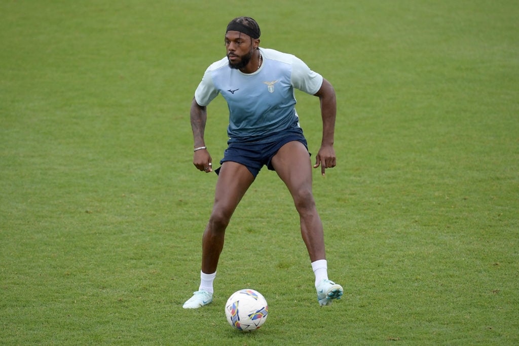 Nuno Tavares in training with Lazio