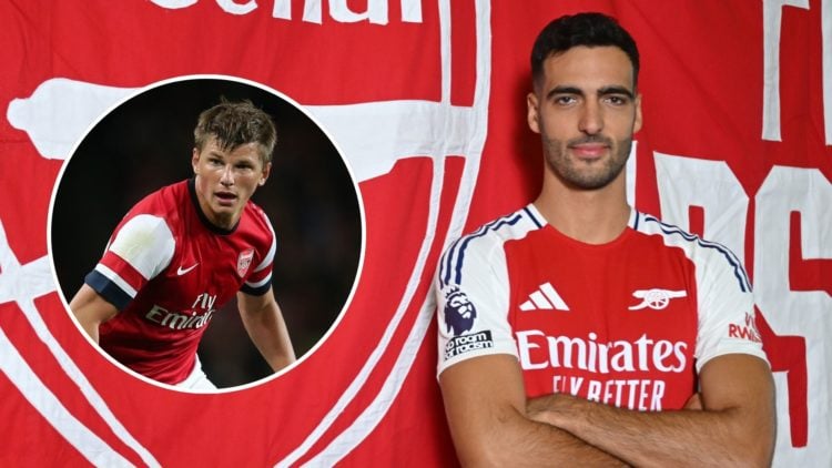 Arsenal unveil new signing Mikel Merino at Sobha Realty Training Centre. Inset, Andrey Arshavin.