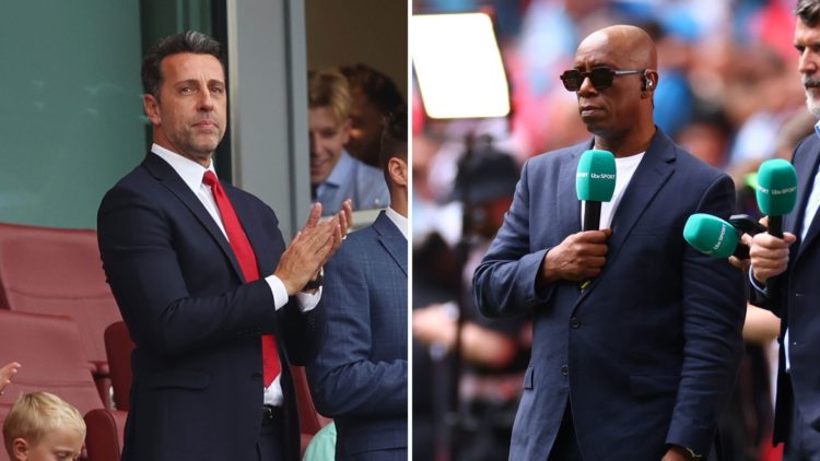 Split image of Edu Gaspar and Ian Wright.