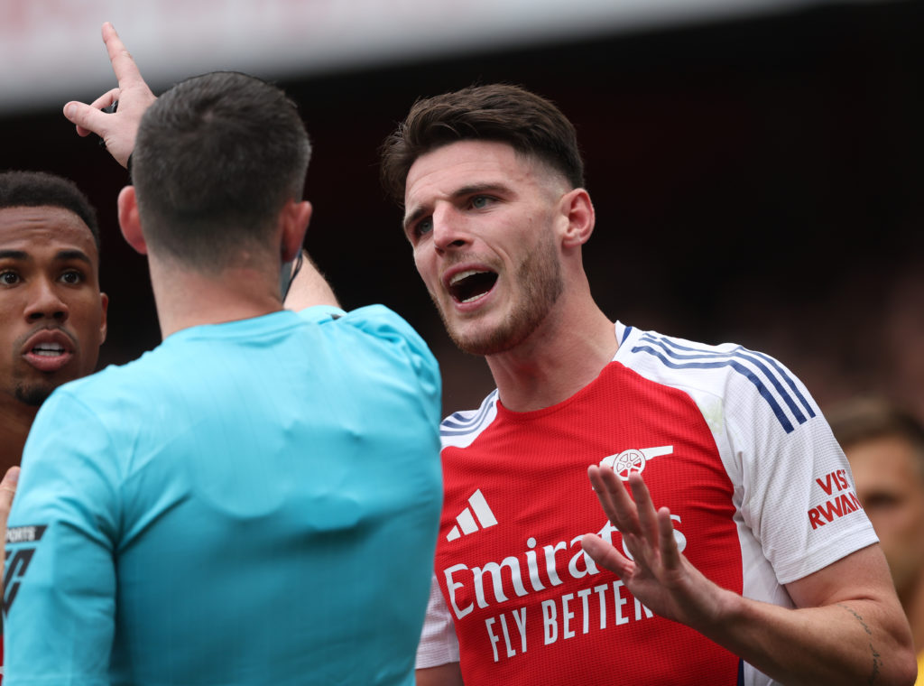 John Terry gives brutal Declan Rice red card verdict as Arsenal ...