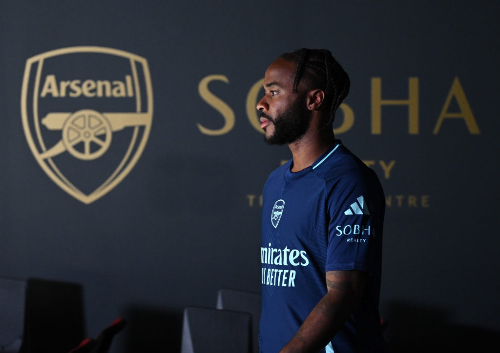 Arsenal Unveil New Signing Raheem Sterling
