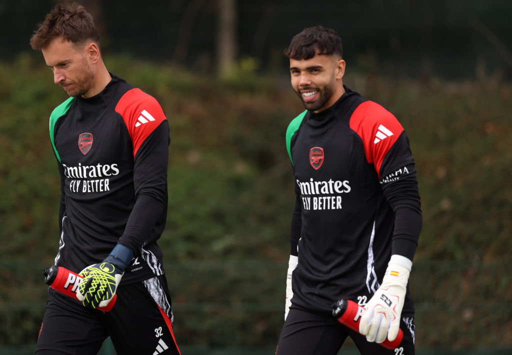 Arsenal FC Training Session And Press Conference - UEFA Champions League 2024/25 League Phase MD1