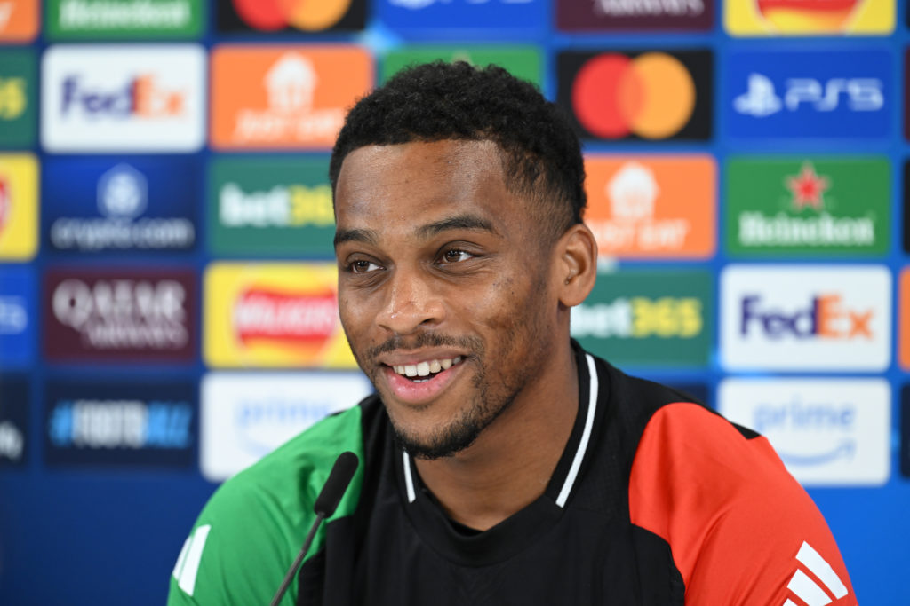 Arsenal FC Training Session And Press Conference - UEFA Champions League 2024/25 League Phase MD2